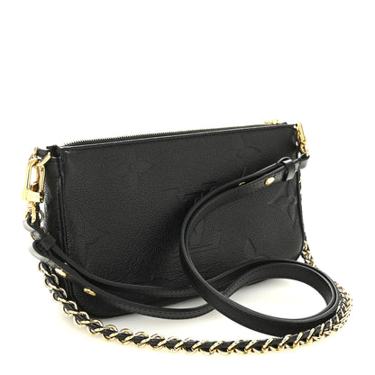 Louis Vuitton Empreinte Monogram Giant Multi Pochette Accessories Black 3 of 10