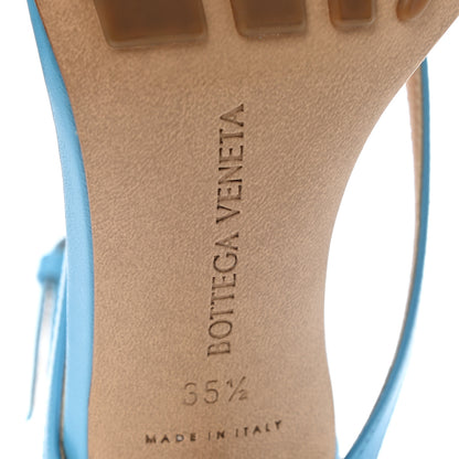 Bottega Veneta Lambskin Stretch Multi Strap 90mm Sandals 35.5 Sky Blue 6 of 8