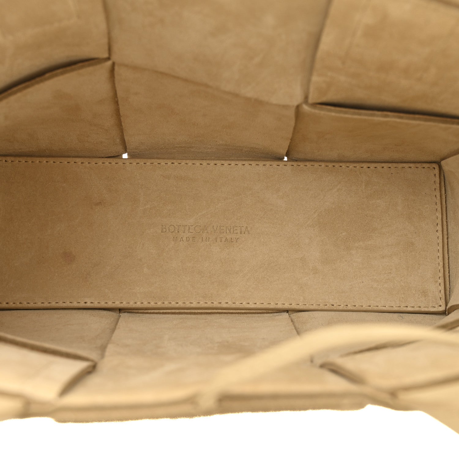 Bottega Veneta Grained Calfskin Maxi Intreccio Mini Arco Tote Porridge 6 of 16