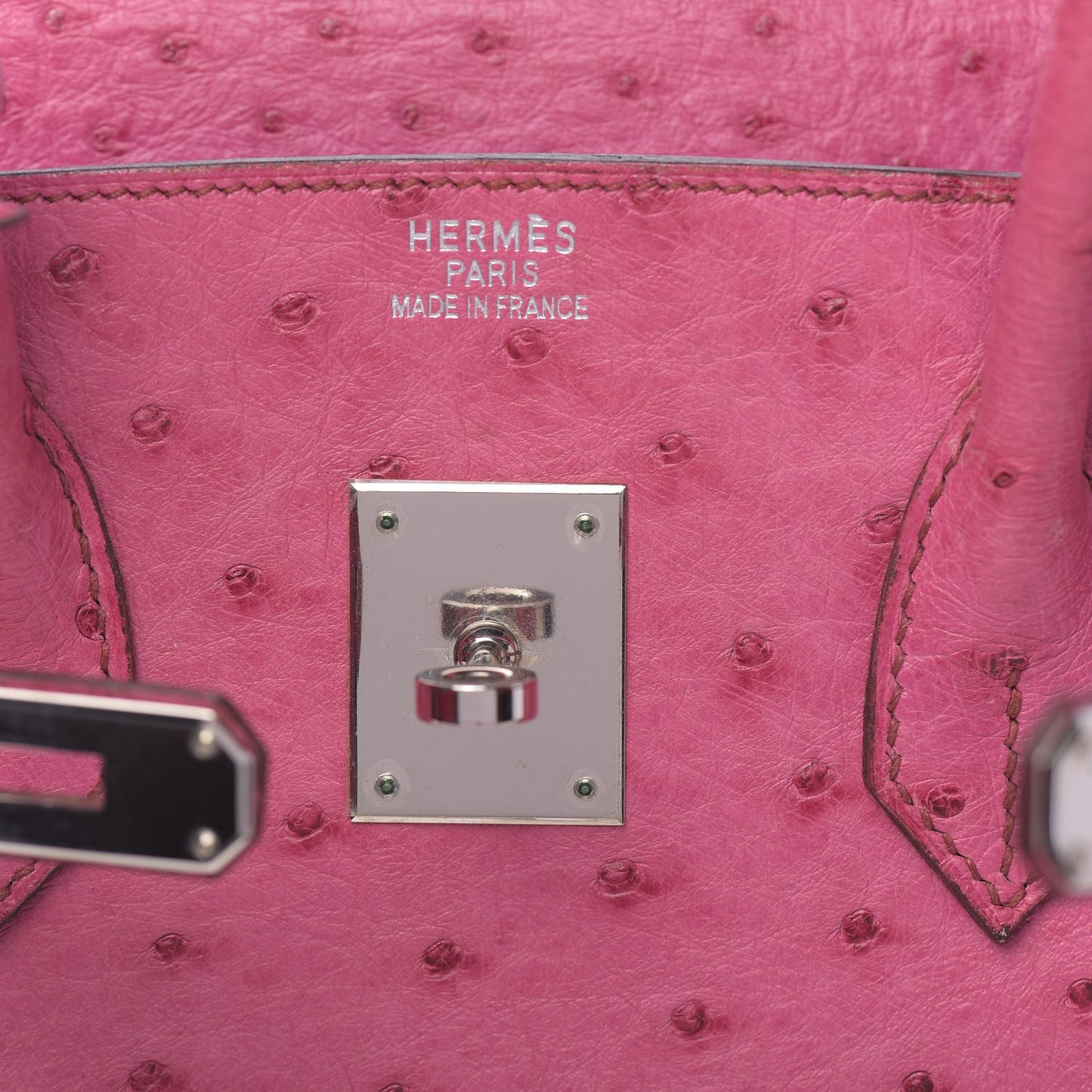 Ostrich Birkin 35 Fuchsia