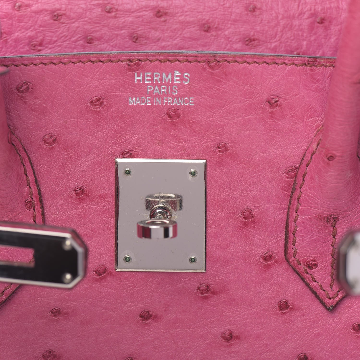 Hermes Ostrich Birkin 35 Fuchsia 13 of 36
