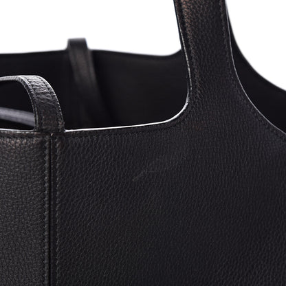 Celine Baby Grained Calfskin Medium Tri-Fold Bag Black 9 of 11