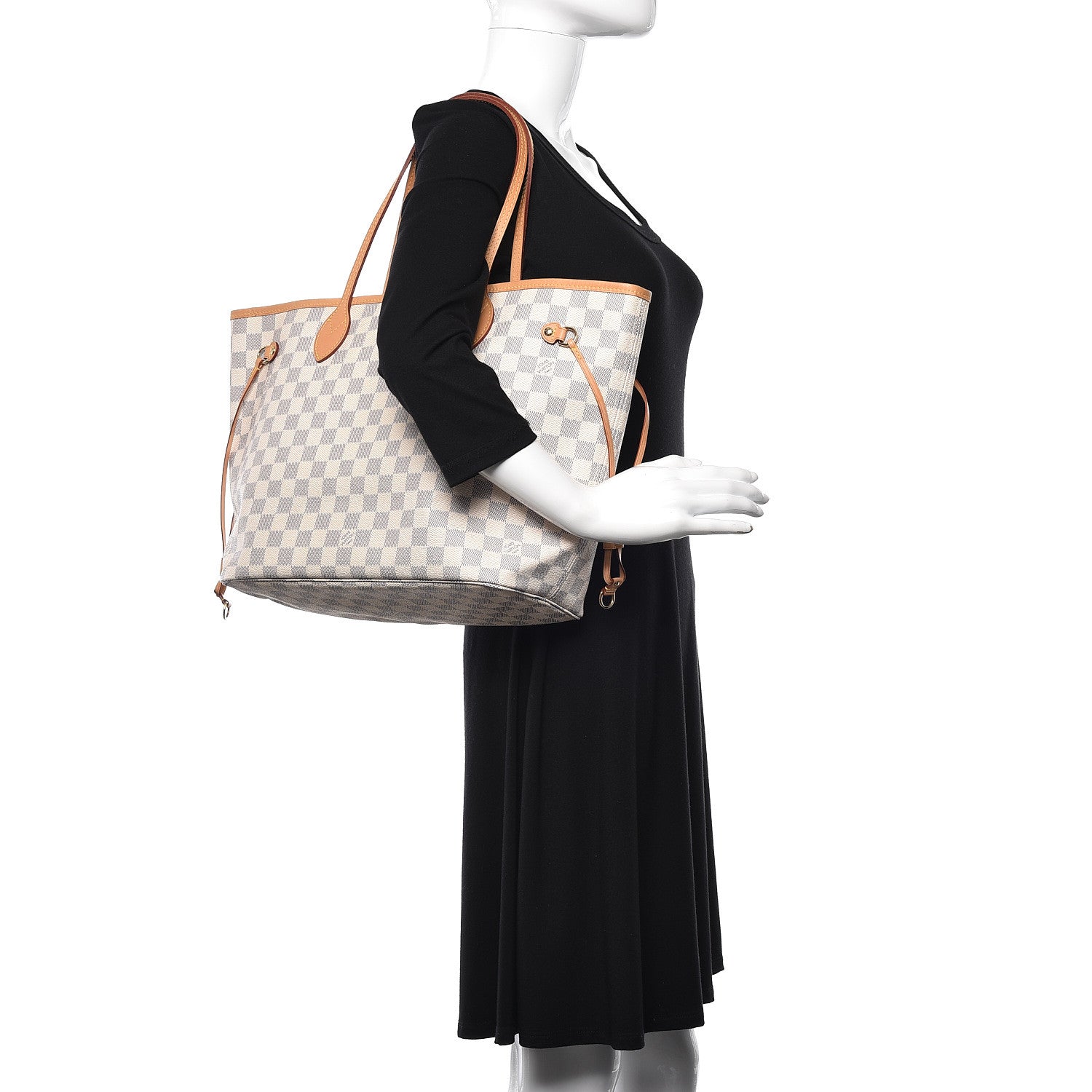 Louis Vuitton Damier Azur Neverfull MM 2 of 10