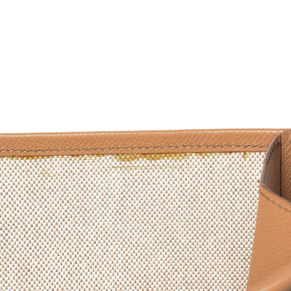 Hermes Courchevel Jige GM Clutch Gold 5 of 8