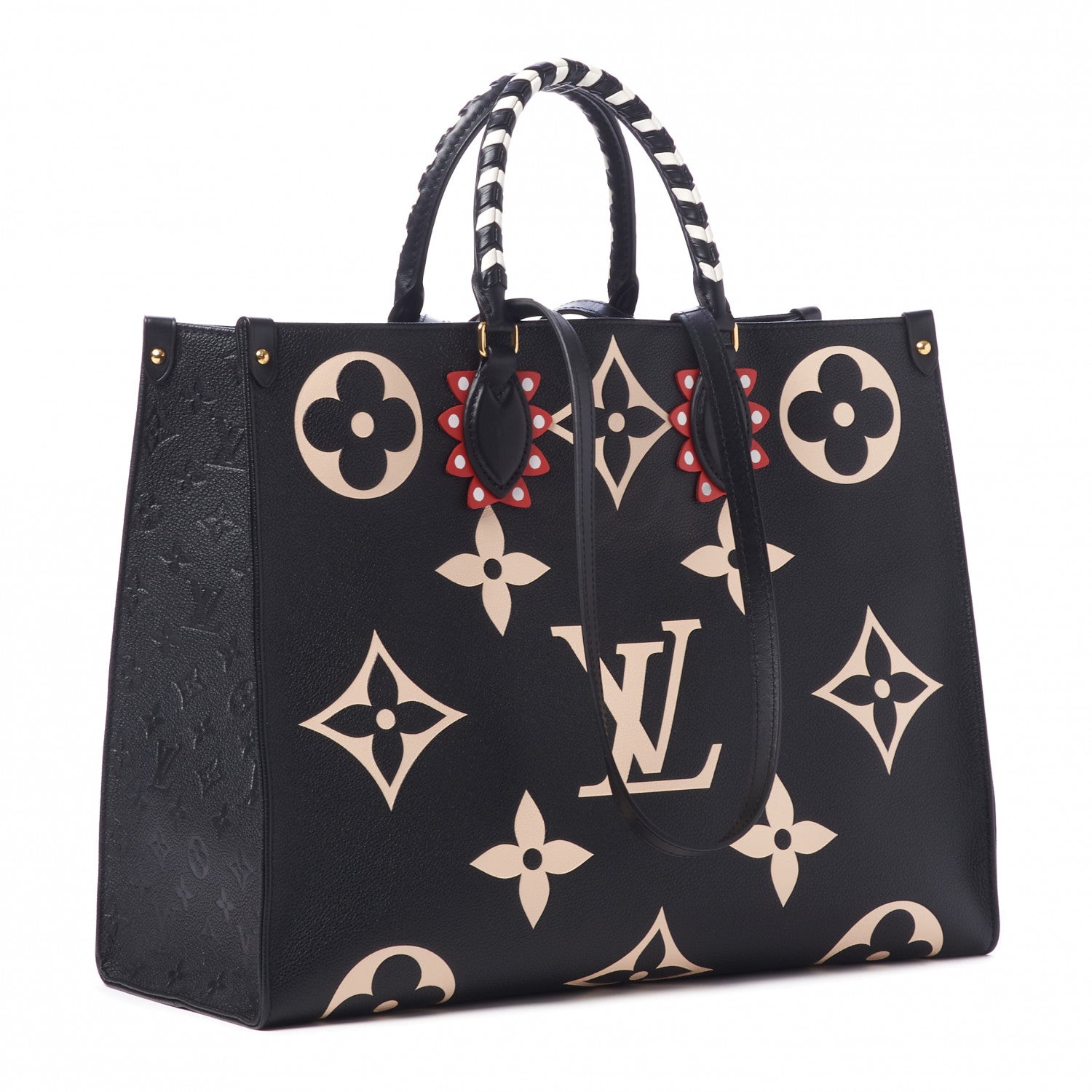 Louis Vuitton Empreinte Monogram Giant Crafty Onthego GM Black Creme 3 of 9