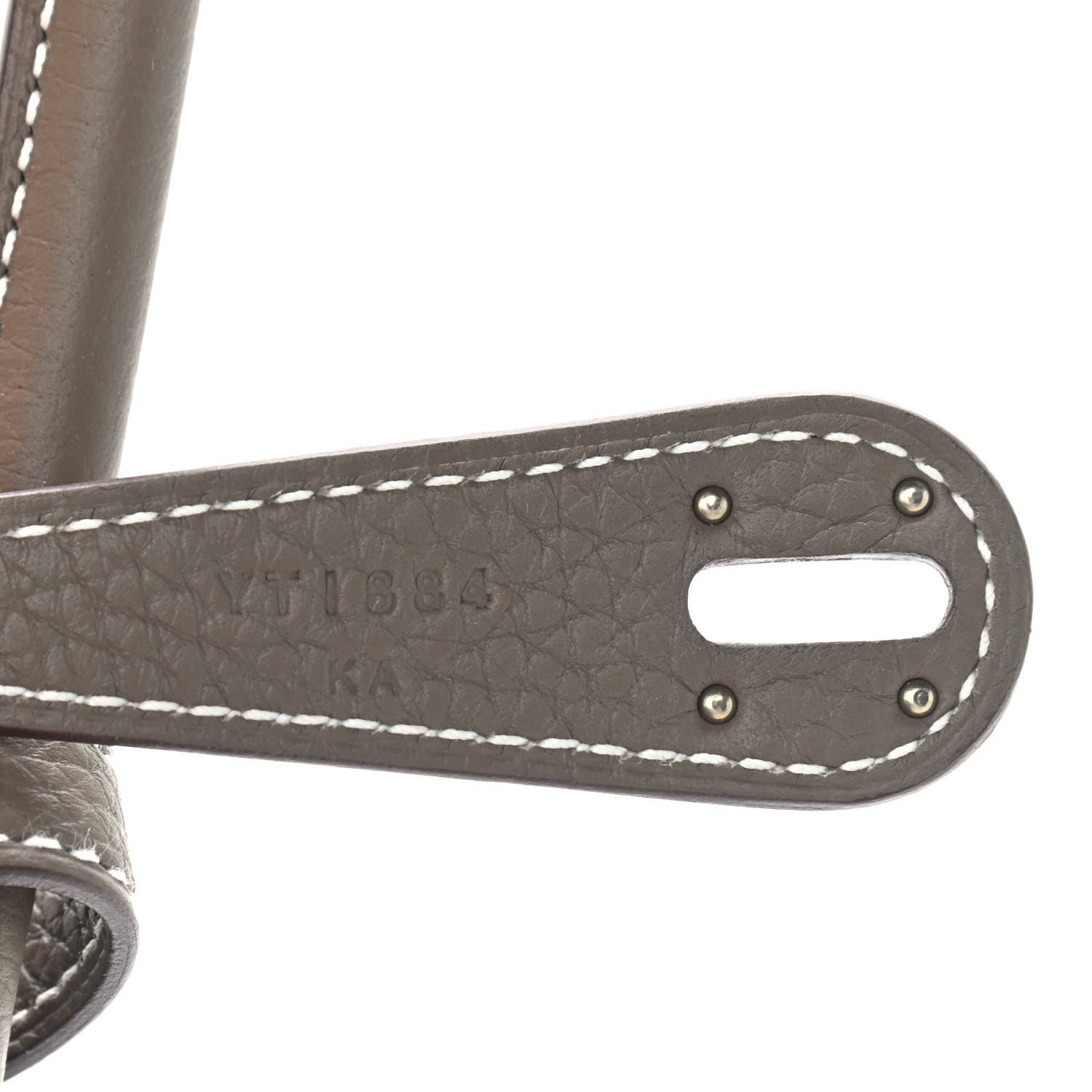 Hermes Taurillon Clemence Lindy 26 Etoupe 7 of 9