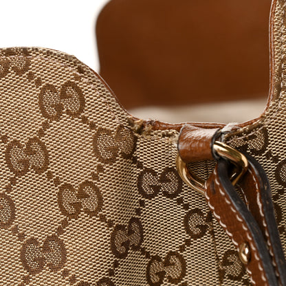 Gucci Monogram Large Bree Foldover Tote Beige Tabacco 15 of 20