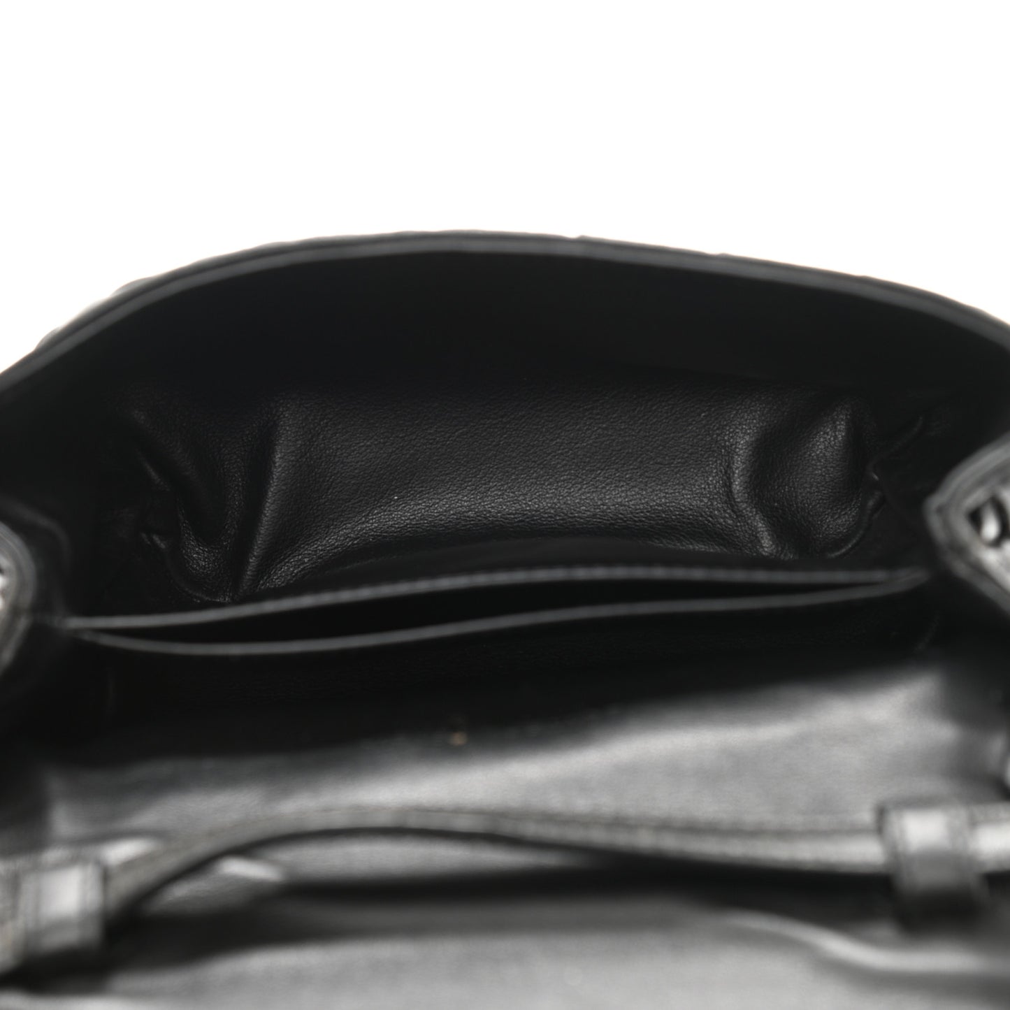 Nappa Intrecciato Mini Crossbody Bag Black