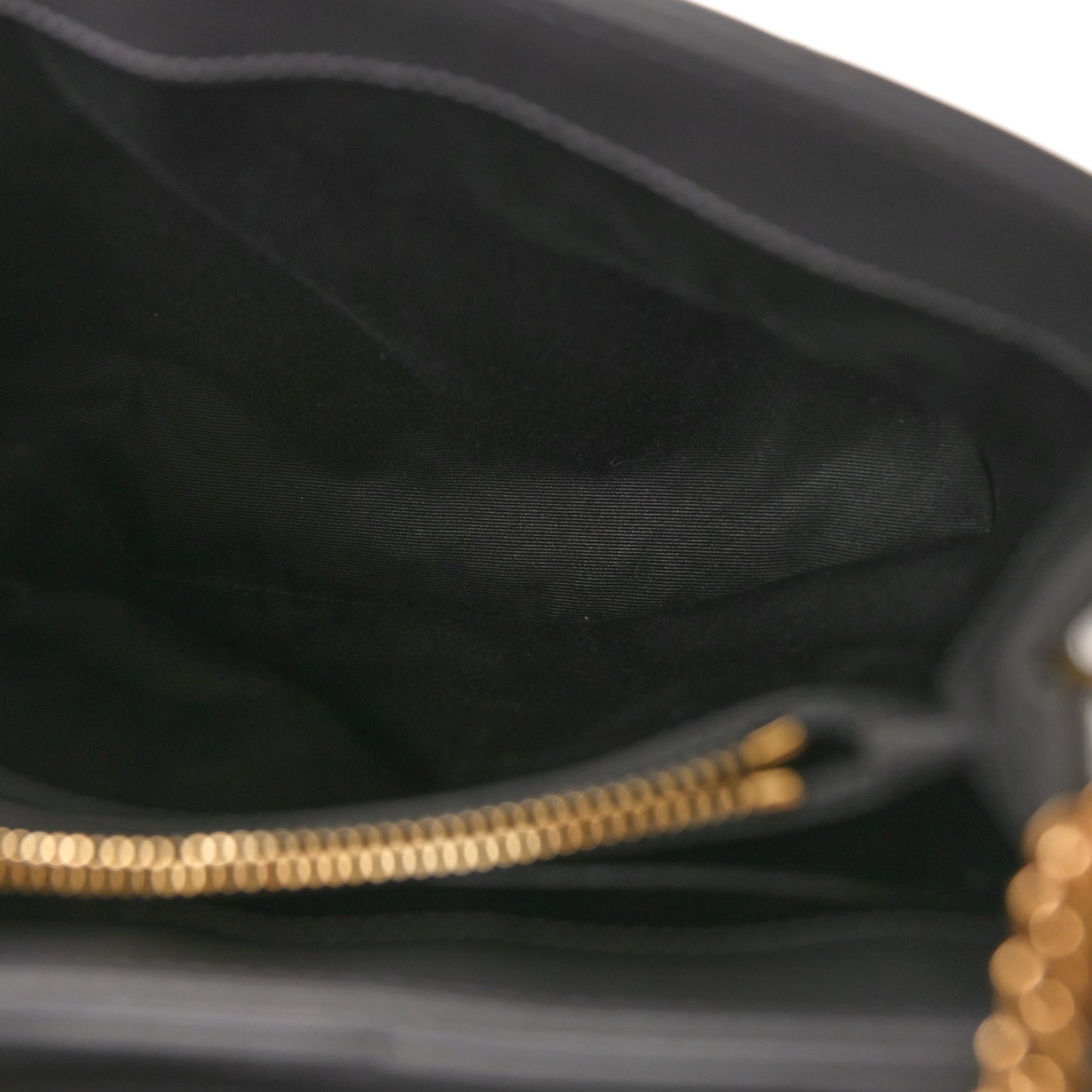 Calfskin Y Quilted Monogram Small Loulou Chain Satchel Storm