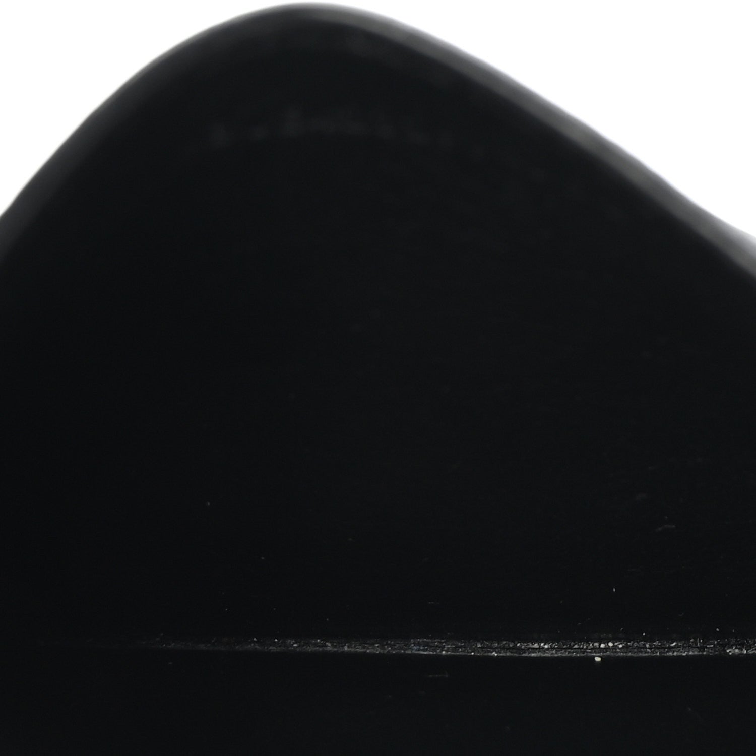 Saint Laurent Grain De Poudre Matelasse Chevron Monogram Credit Card Case Black 5 of 7