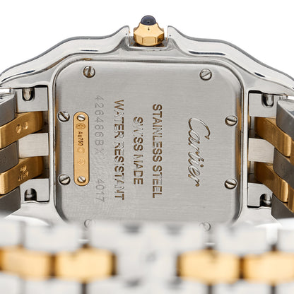 Cartier Stainless Steel 18K Yellow Gold 27mm Panthere Quartz Watch 4 of 4