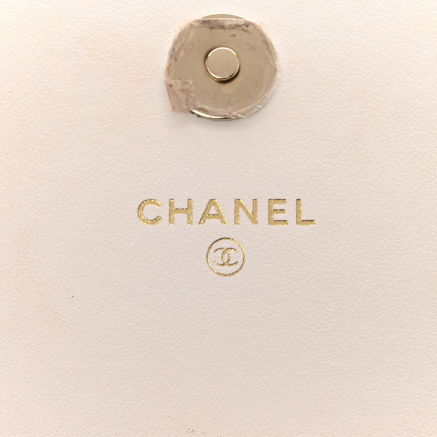 Chanel Caviar Quilted Bow Phone Holder White 6 of 14