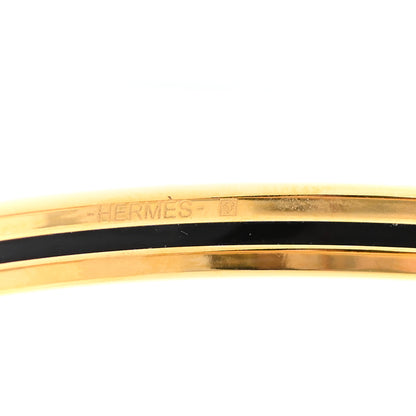 Hermes Enamel Uni Bangle Bronze Dore 4 of 6
