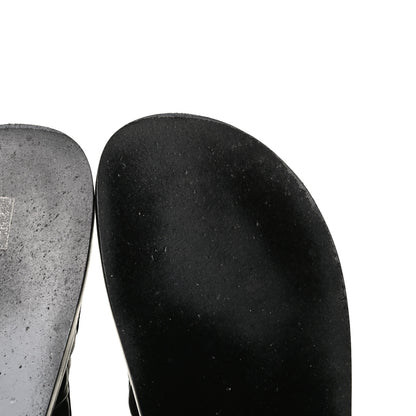 Chanel Lambskin Quilted Velcro Dad Sandals 41 So Black 9 of 12