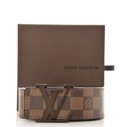 Louis Vuitton Damier Ebene 40mm LV Initiales Belt 85 34 10 of 10