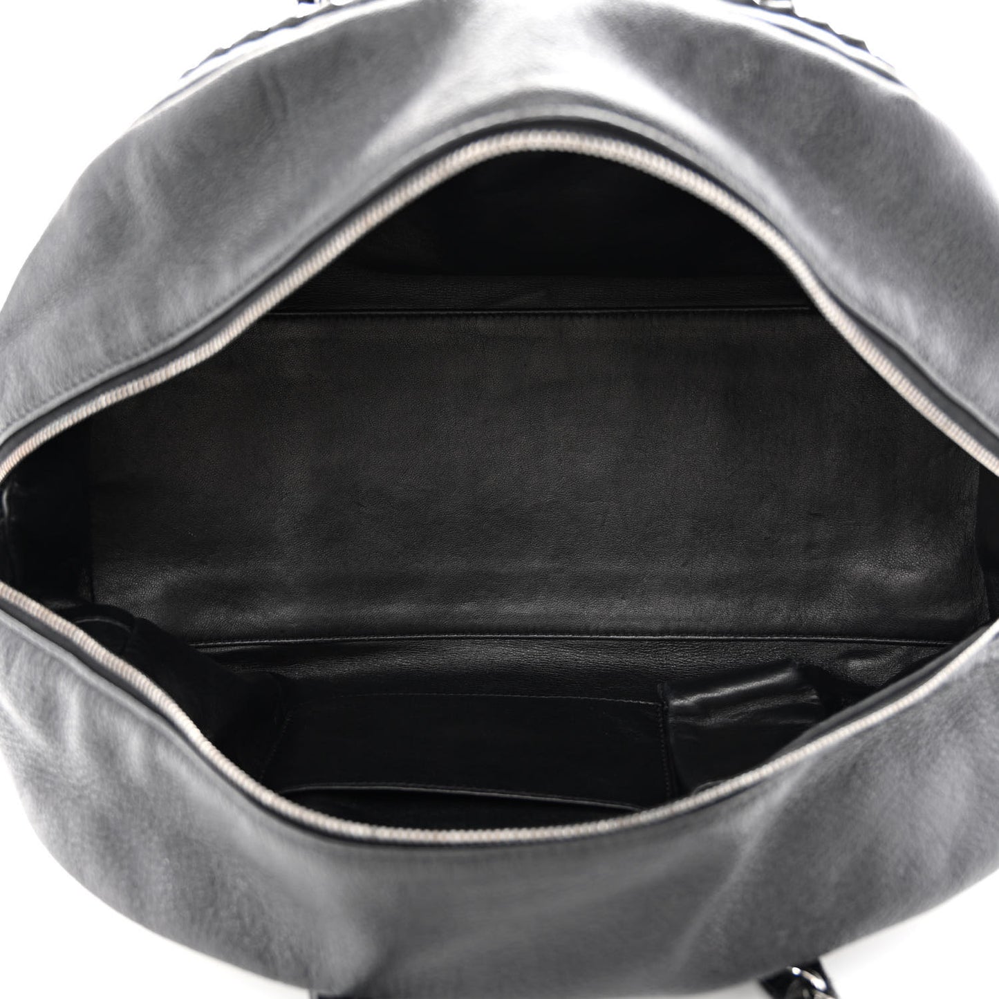 Smooth Calfskin Medium Luxe Ligne Bowler Black