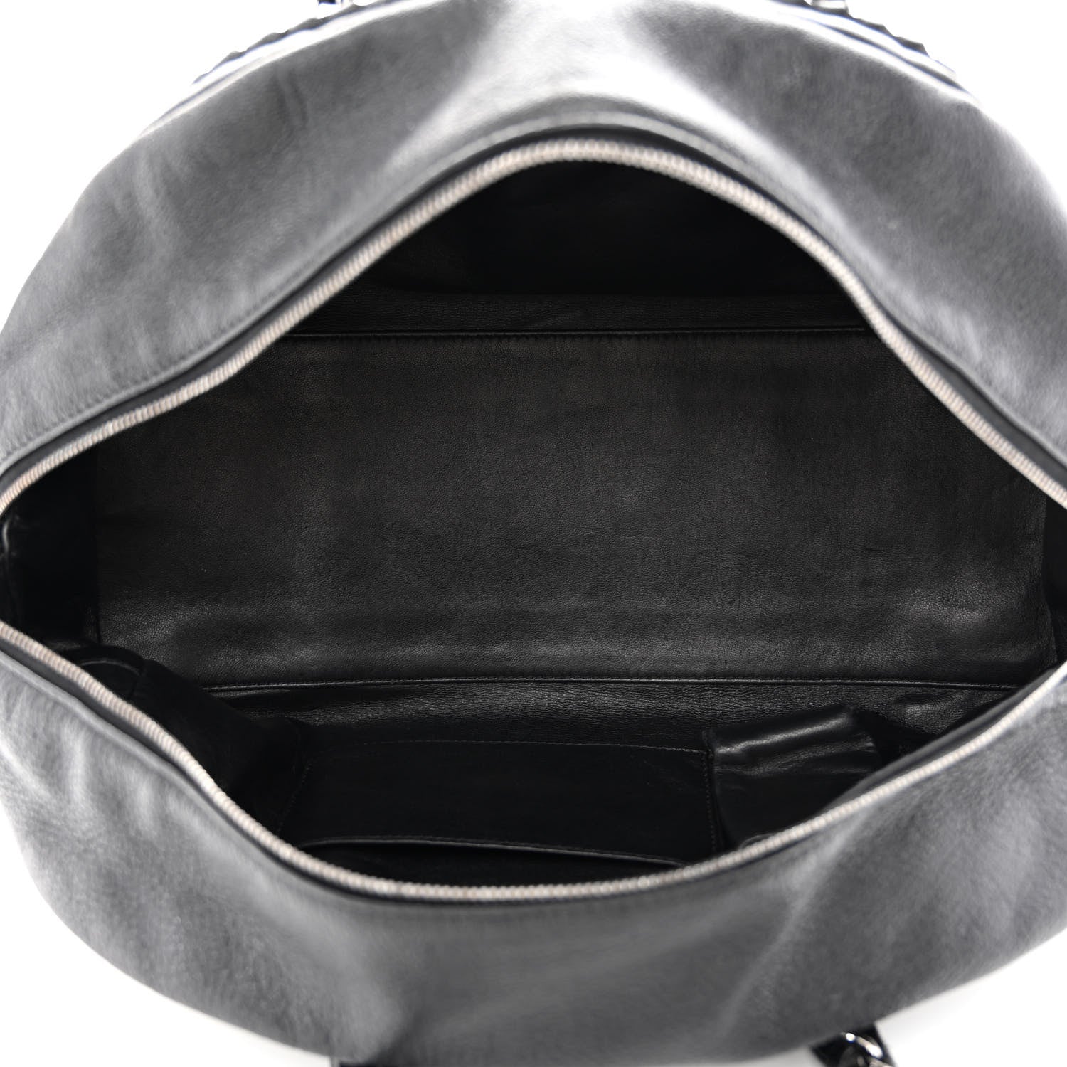 Chanel Smooth Calfskin Medium Luxe Ligne Bowler Black 5 of 10