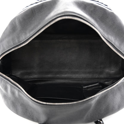 Chanel Smooth Calfskin Medium Luxe Ligne Bowler Black 5 of 10
