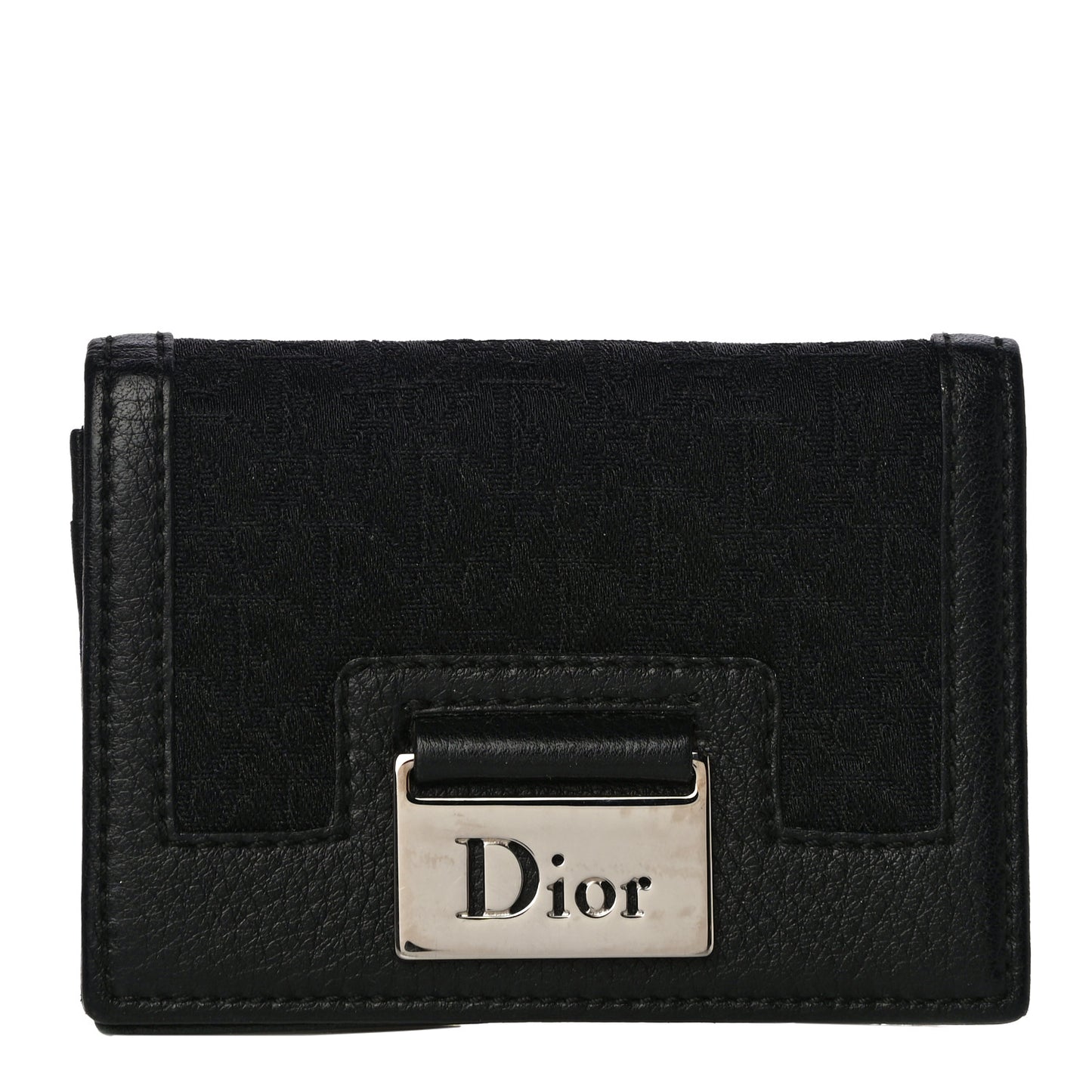 Monogram Card Holder Black