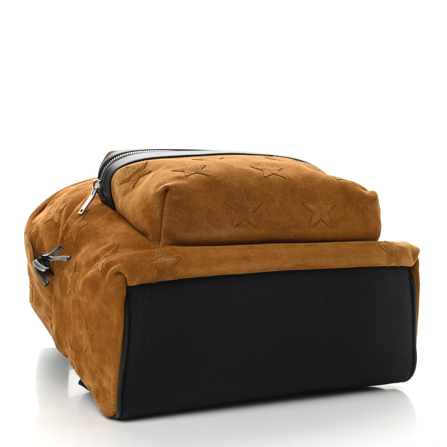Suede Stars Print Hunting Backpack Light Ochre