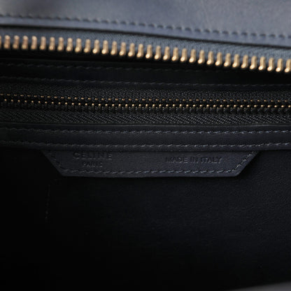 Celine Smooth Calfskin Micro Luggage Ink 6 of 7