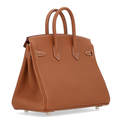 Hermes Togo Birkin 25 Gold 3 of 11
