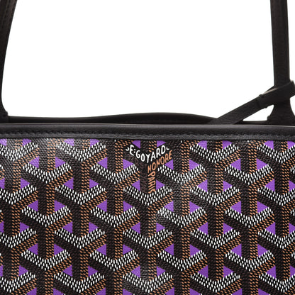 Goyard Goyardine Saint Louis Claire Voie PM Black Violet 6 of 8