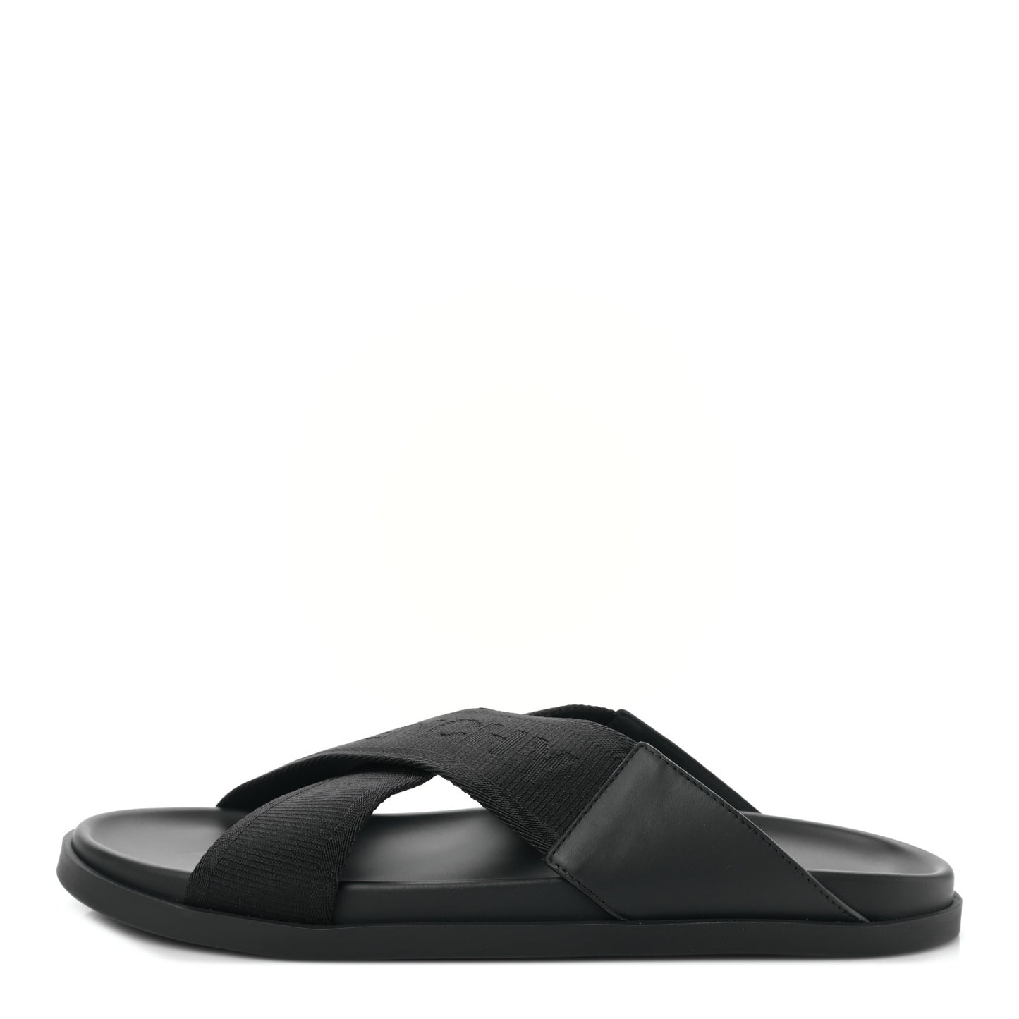 Nylon Logo Mens G Plage Slide Sandals 41 Black