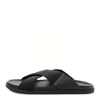 Givenchy Nylon Logo Mens G Plage Slide Sandals 41 Black 1 of 9