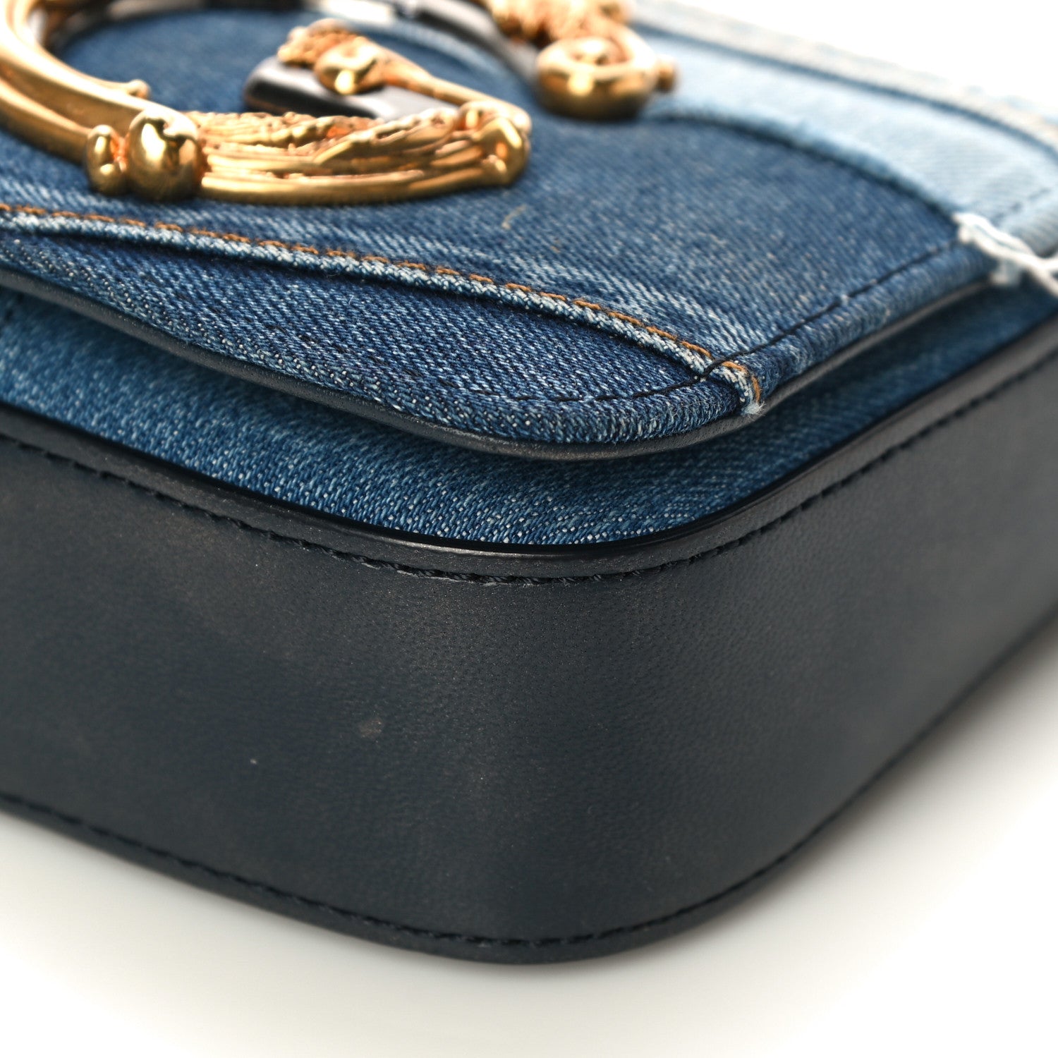Dolce & Gabbana Denim Mini DG Girls Shoulder Bag Blue 11 of 14