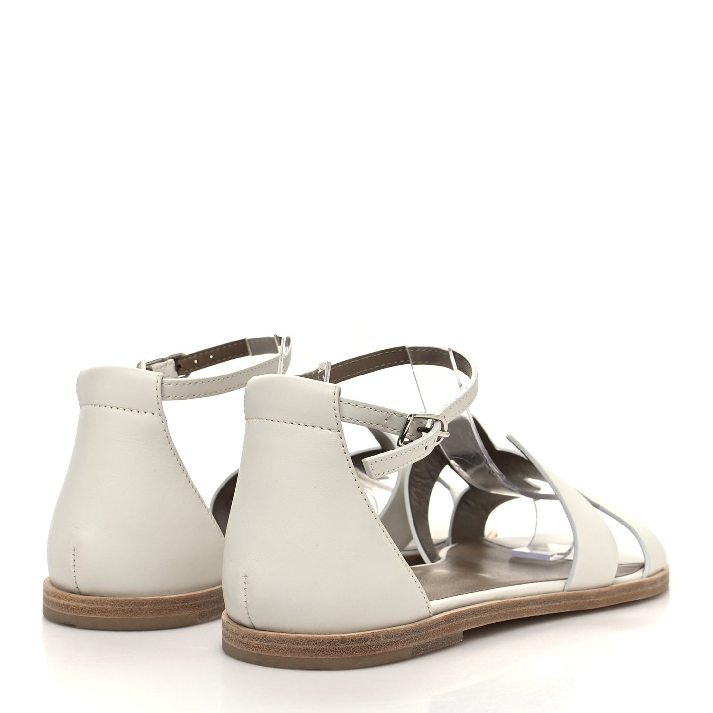 Calfskin Santorini Sandals 40 White