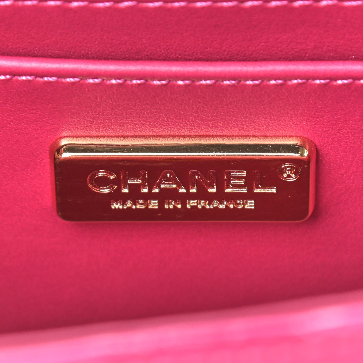 Chanel Shiny Alligator Mini Flap Pink 6 of 13