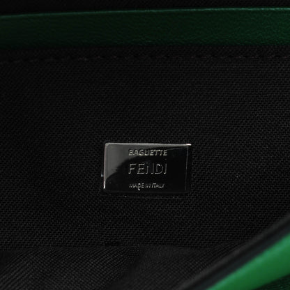 Fendi Nappa Micro Baguette Verde 6 of 8