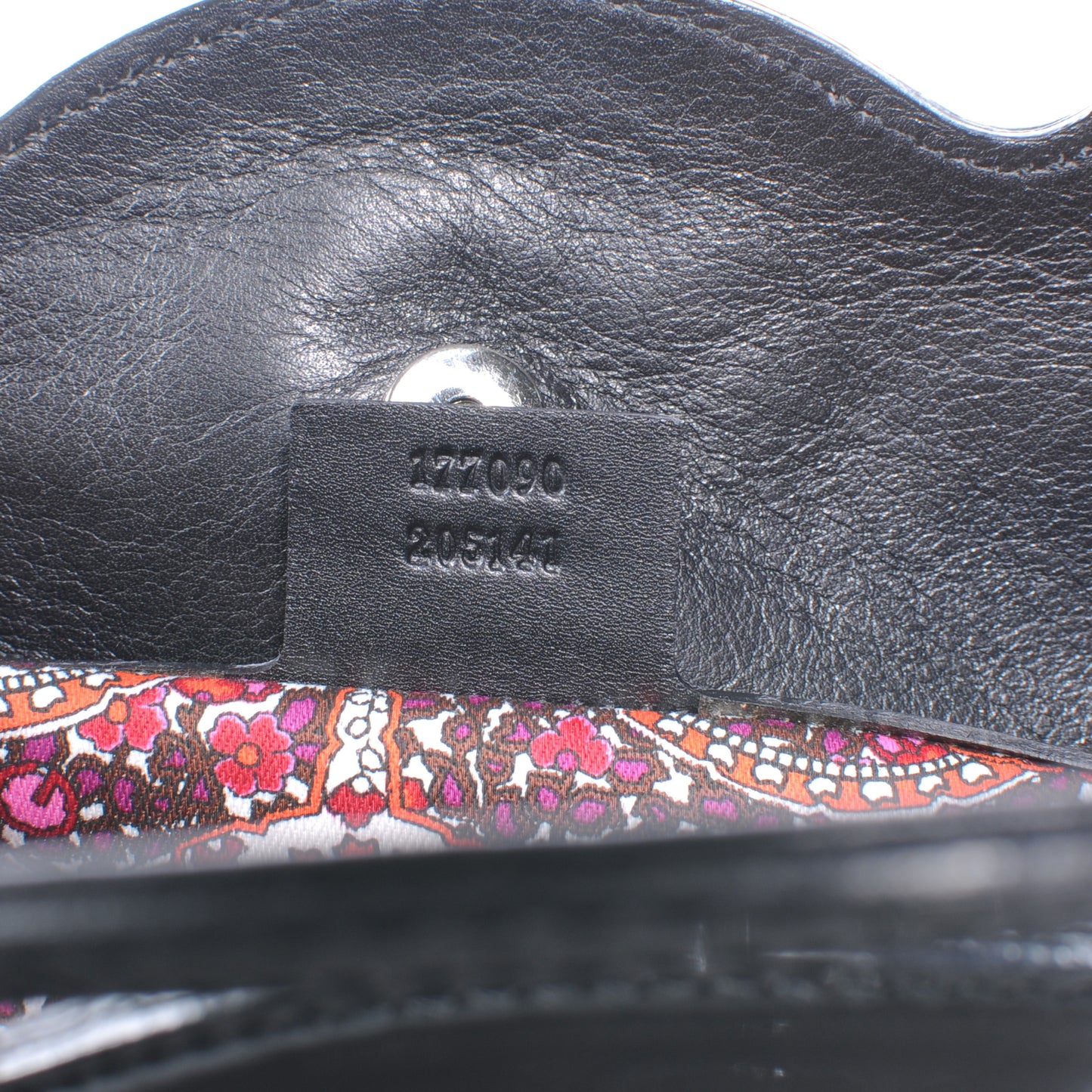 Patent Romy Handbag Black