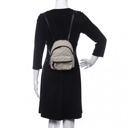 Stella McCartney Canvas Mini Stella Logo Backpack Neutral 2 of 10