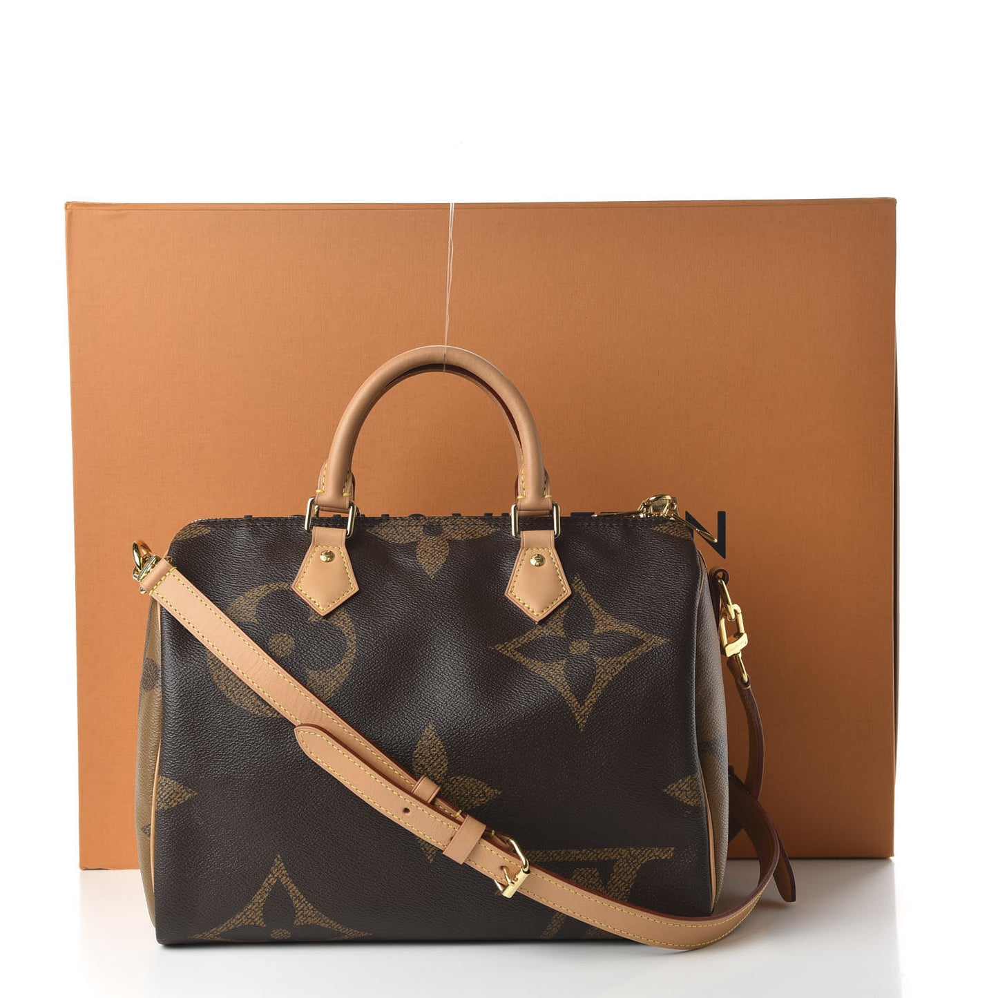 Reverse Monogram Giant Speedy Bandouliere 30