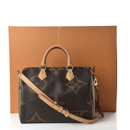 Louis Vuitton Reverse Monogram Giant Speedy Bandouliere 30 10 of 10