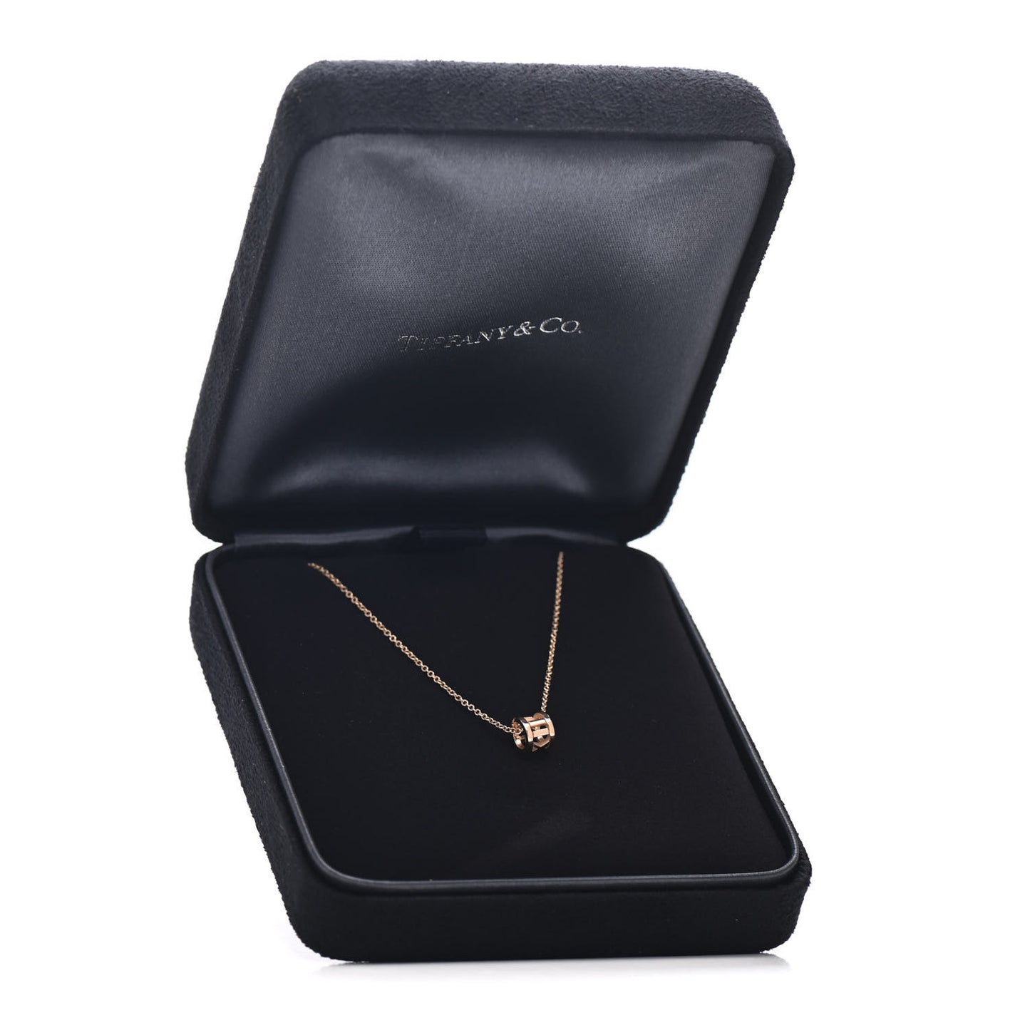 18K Rose Gold Atlas Open Pendant Necklace
