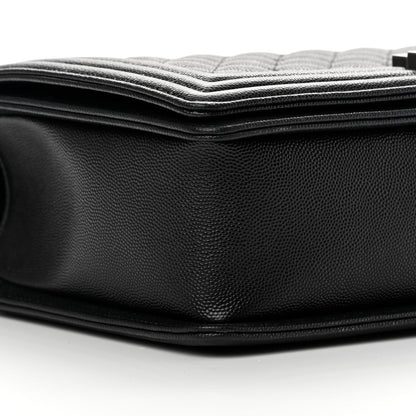 Chanel Caviar Quilted New Medium Boy Flap Black 9 of 11