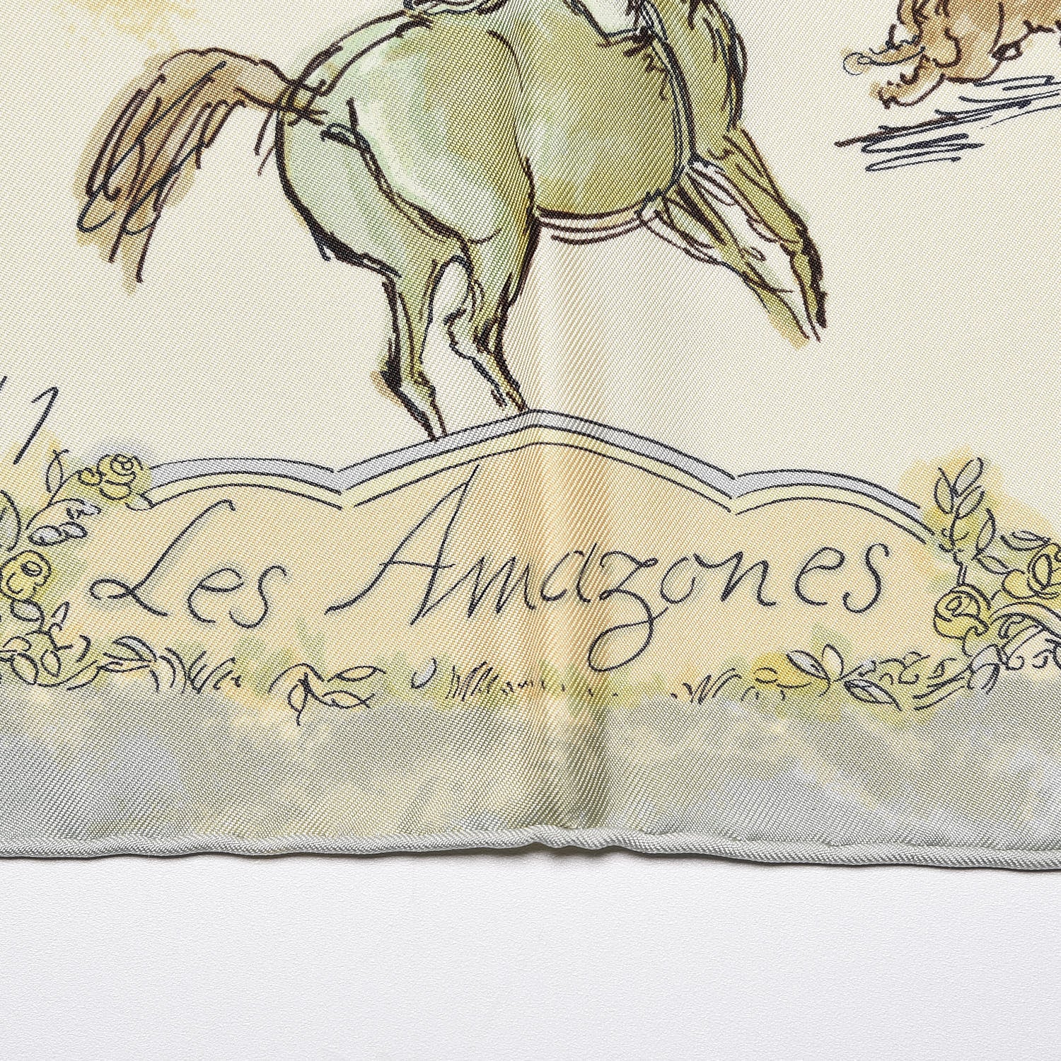 Hermes Silk Les Amazones Scarf 90 5 of 5