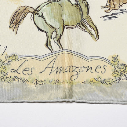 Hermes Silk Les Amazones Scarf 90 5 of 5