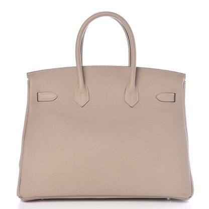 Hermes Togo Birkin 35 Gris Tourterelle 4 of 36