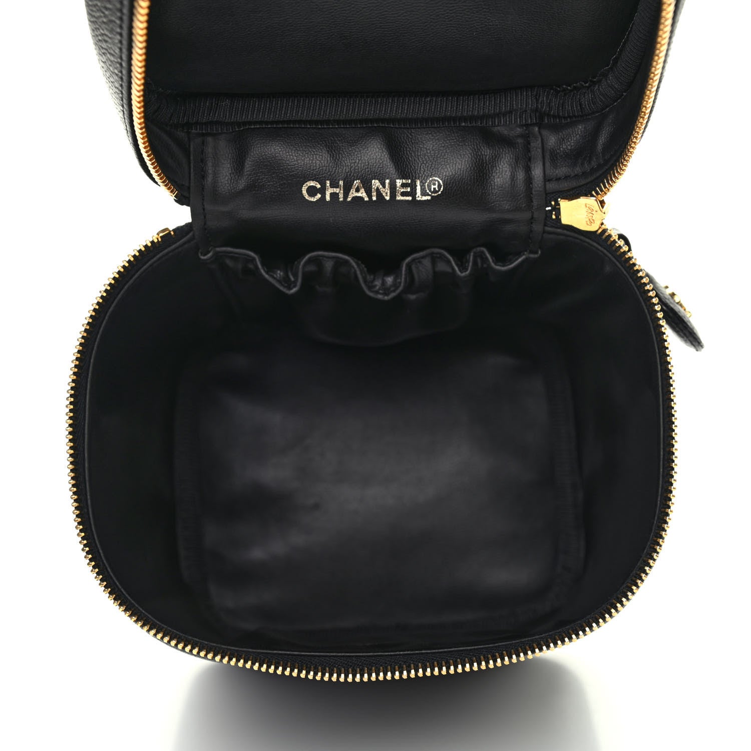 Chanel Caviar Vanity Cosmetic Case Black 4 of 4