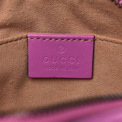 Gucci Calfskin Matelasse Mini GG Marmont Chain Shoulder Bag Candy Mousse 6 of 19