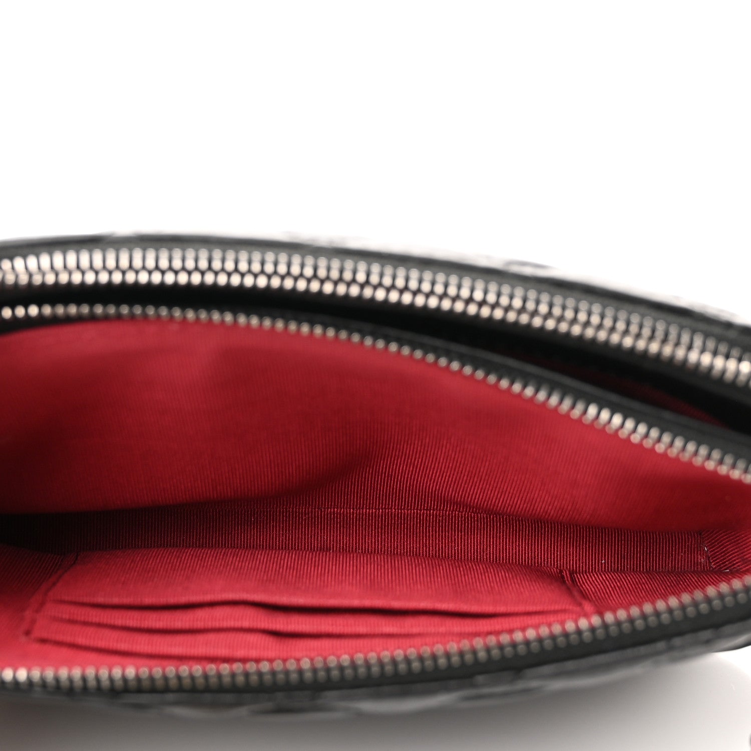 Chanel Aged Calfskin Quilted Small Gabrielle Clutch With Chain Black 7 of 13