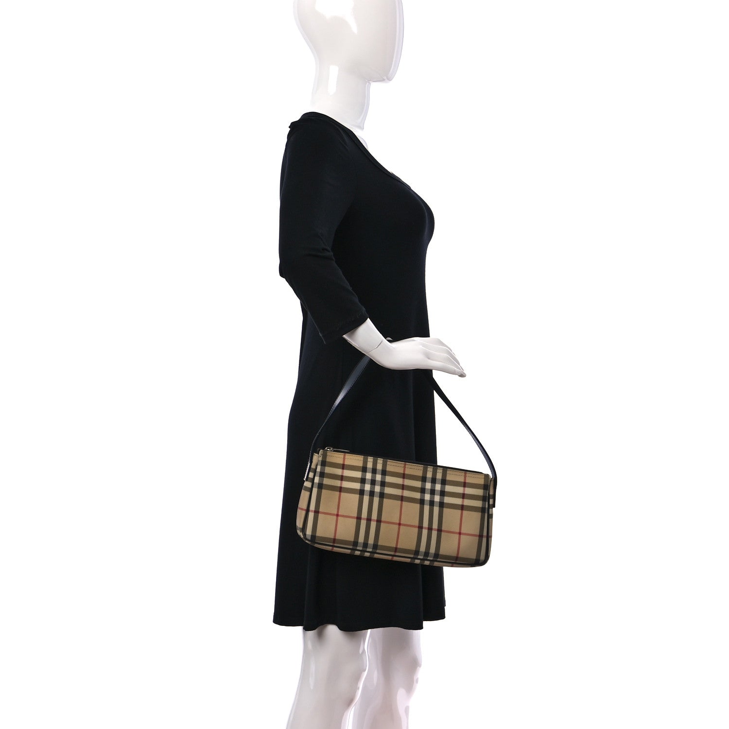 Burberry House Check Shoulder Bag Black 2 of 8
