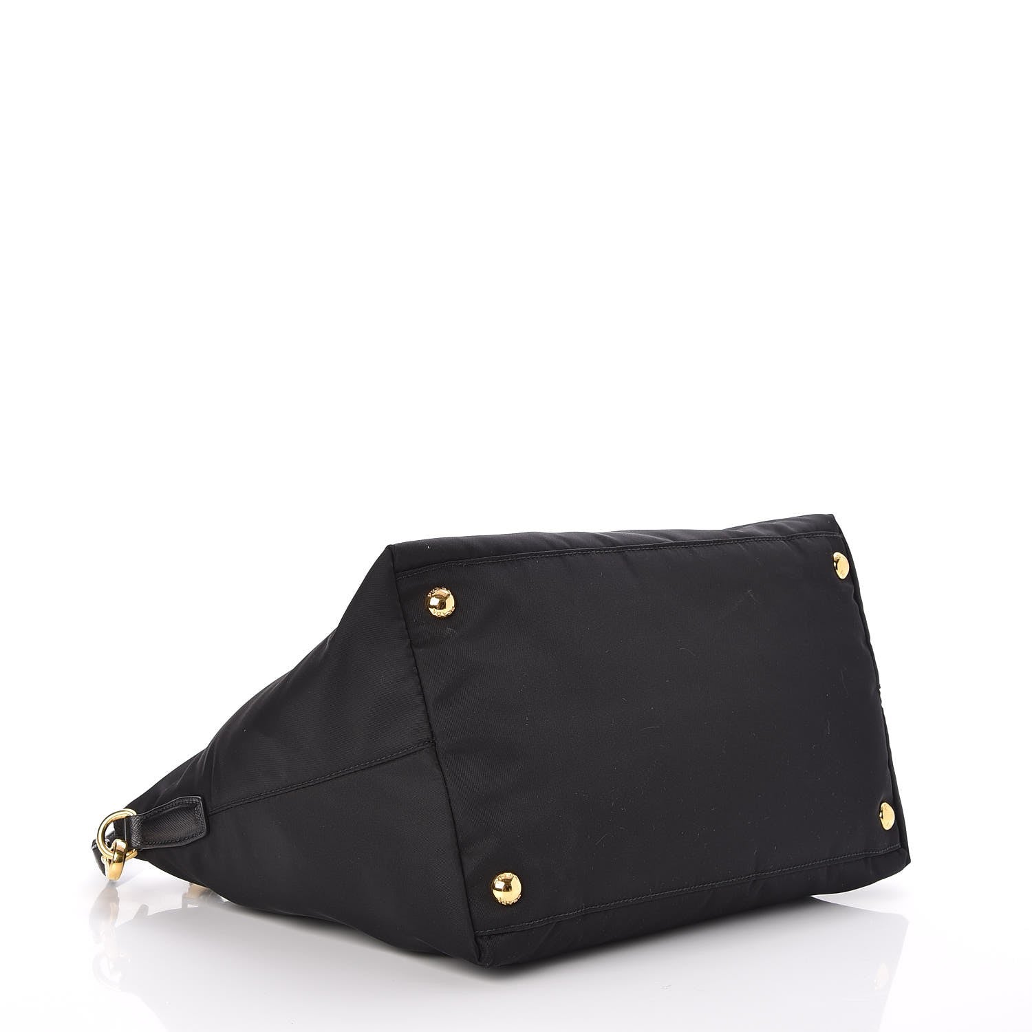 Prada Saffiano Tessuto Nylon Tote Nero Black 4 of 9