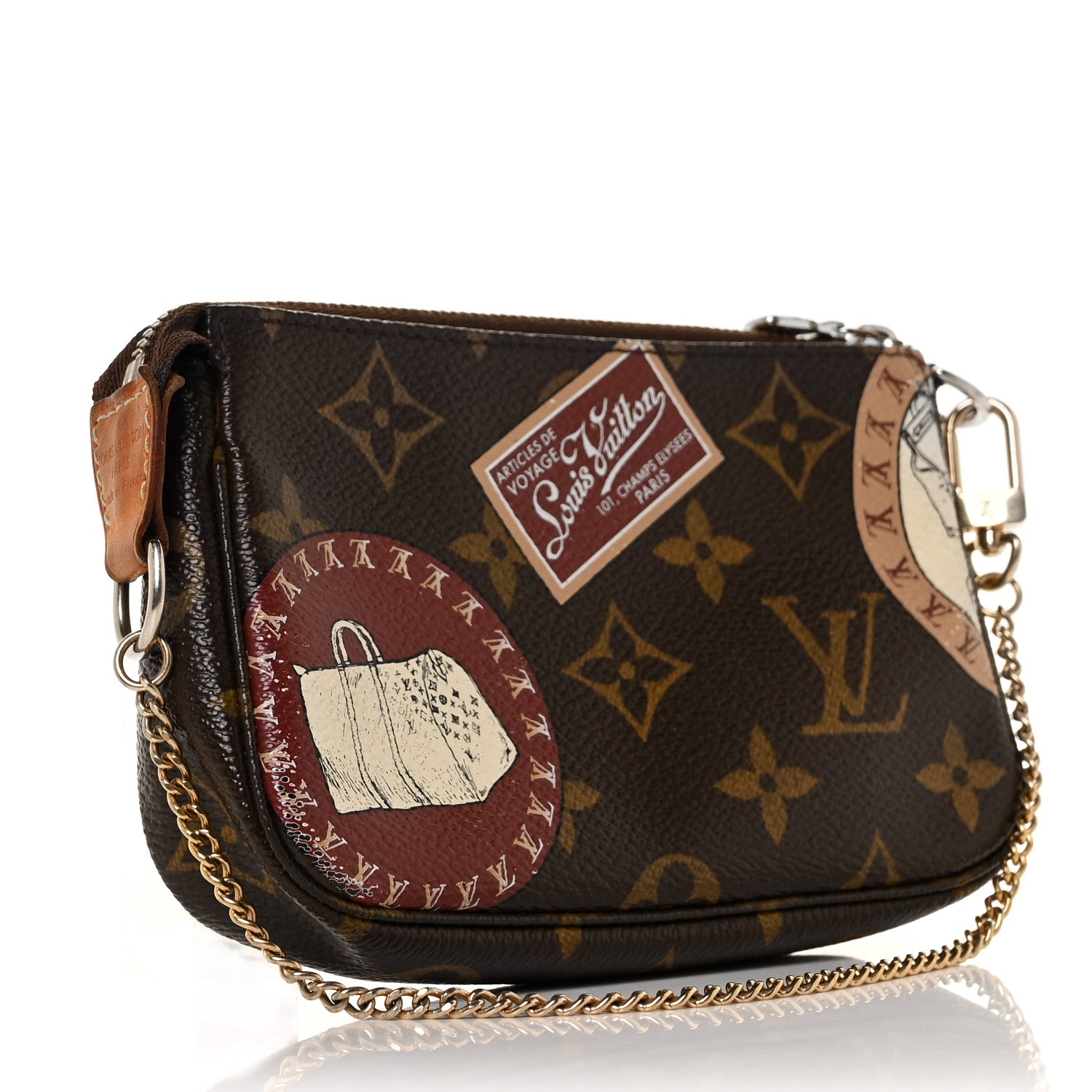 Louis Vuitton Monogram Patch Mini Pochette Accessories 3 of 8