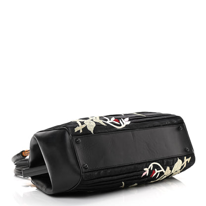 Gucci Silk Embroidered Tom Ford Japanese Flower Bag Black 4 of 14