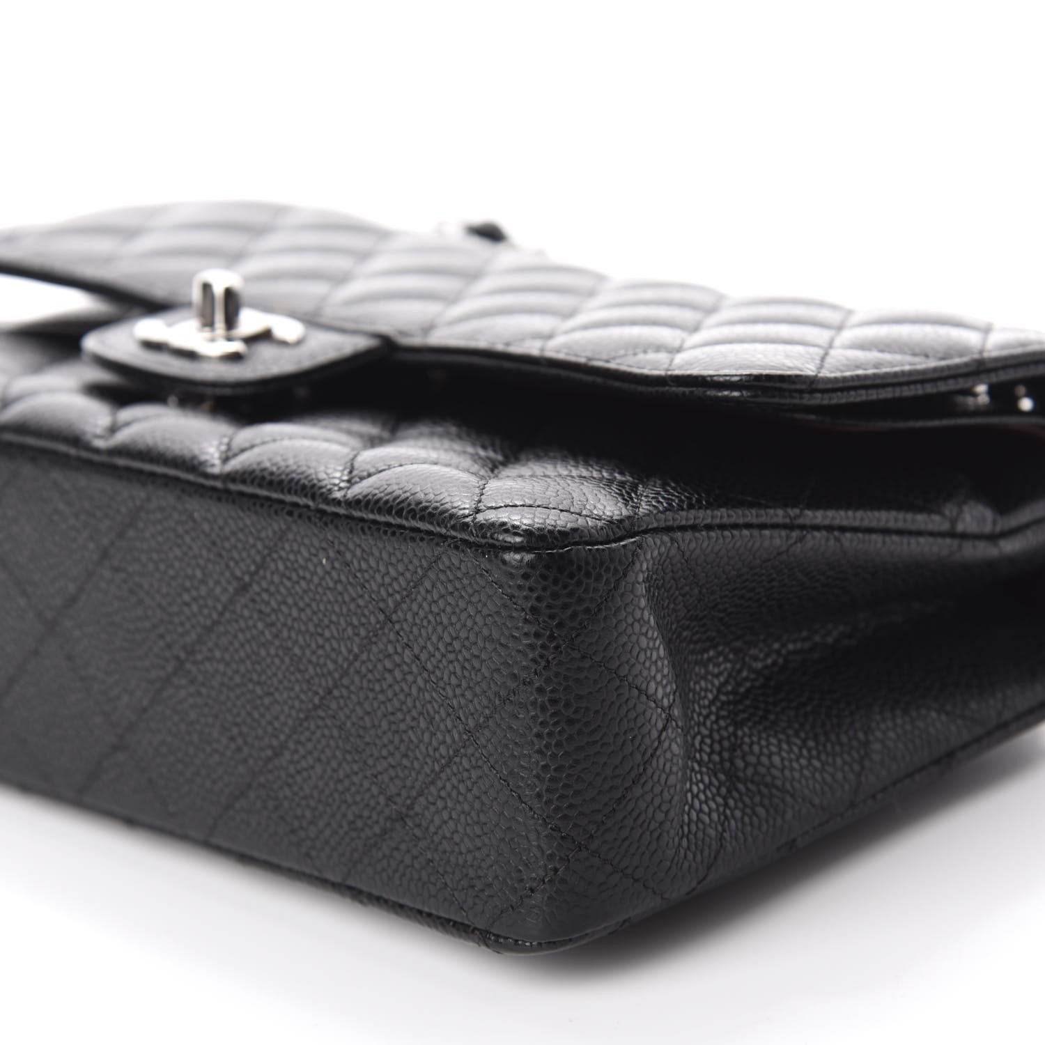 Chanel Caviar Quilted Medium Double Flap Black 6 of 9